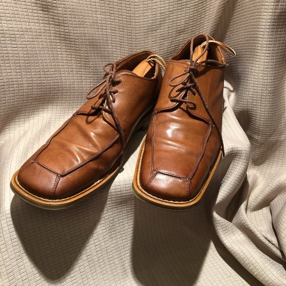 Brassboot men oxford brown leather shoes, leather lining, 13